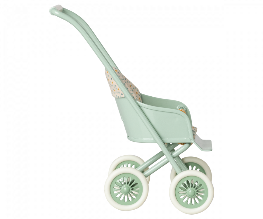 Maileg Stroller, Micro - Mint