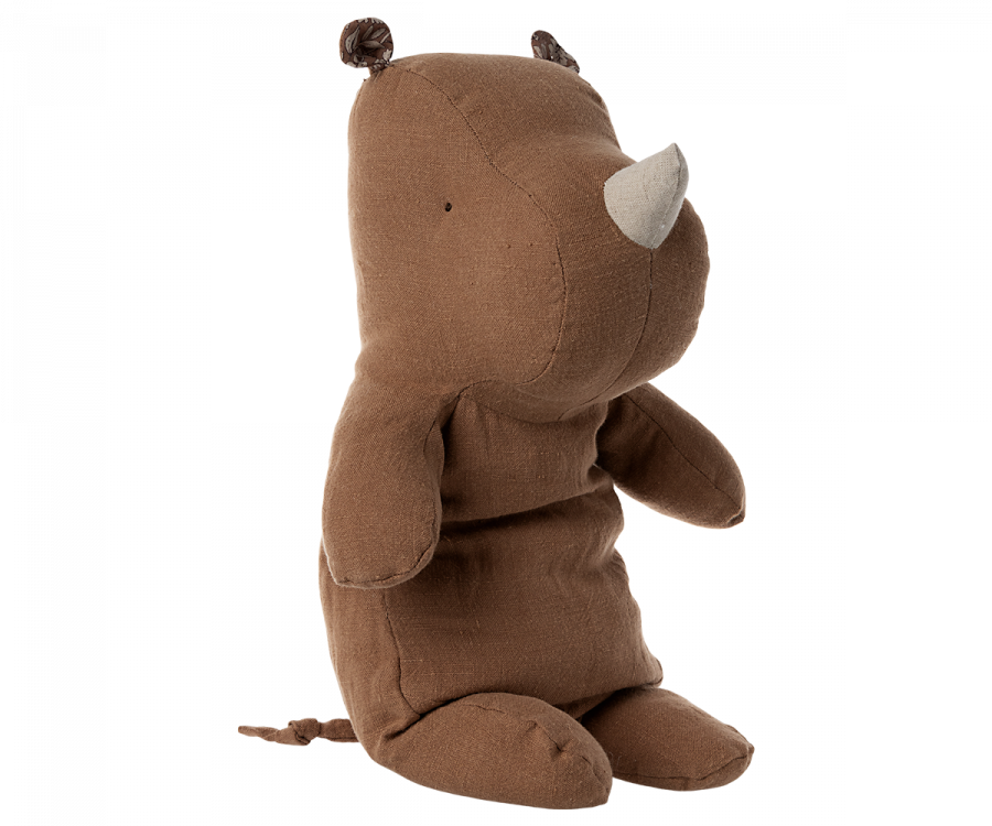 Maileg Safari friends, Rhino, Medium - Chocolate