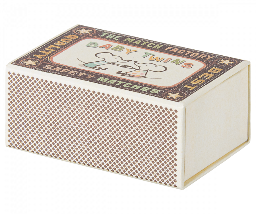 Maileg Twins, Baby mice in matchbox