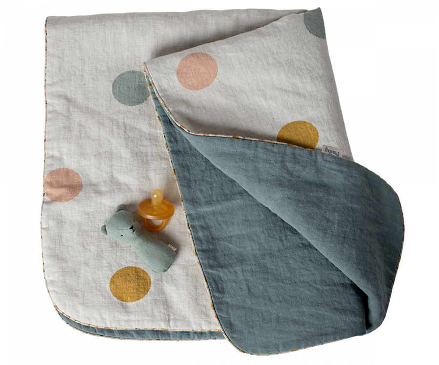 Maileg Blanket, Baby - Chinos green