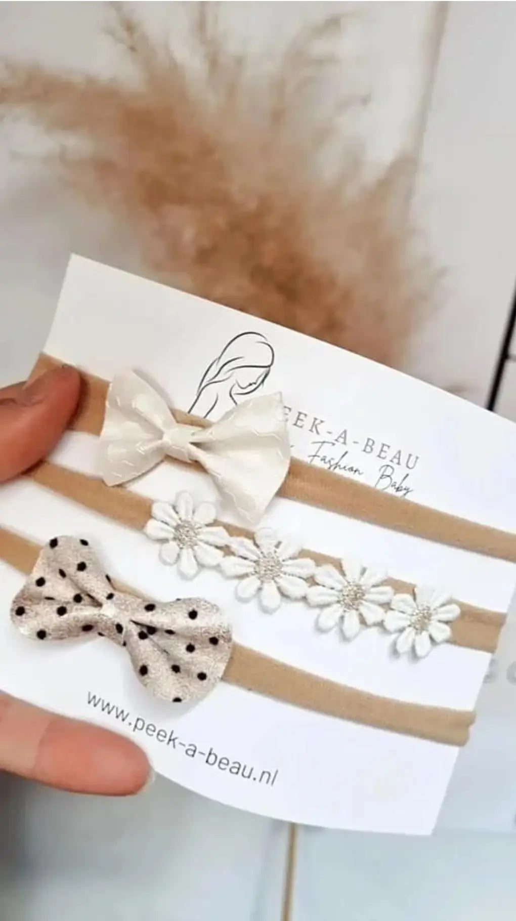 Peek-A-Beau White Set