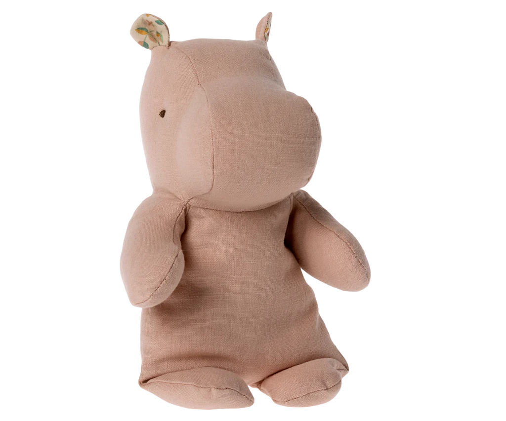 Maileg Safari friends, Small hippo - Soft rose