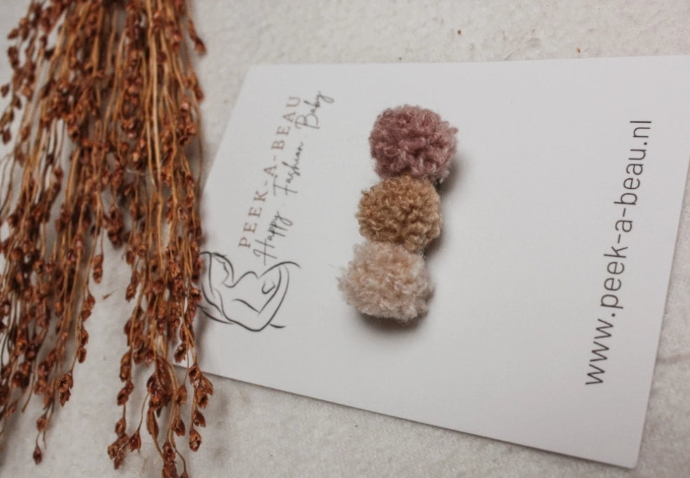 Peek-A-Beau Pompom Mauve