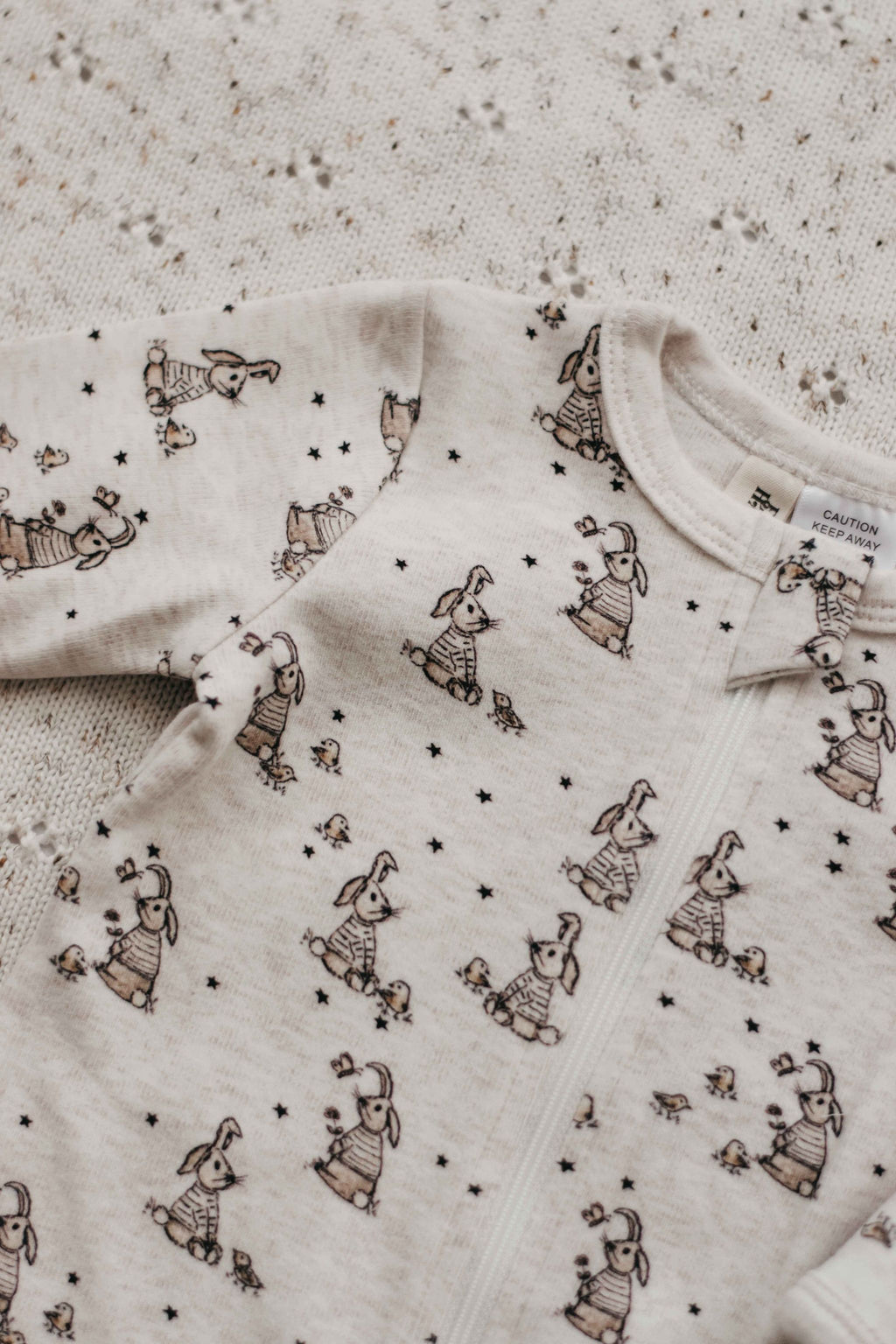 Bencer & Hazelnut Little Bunnies Zipsuit