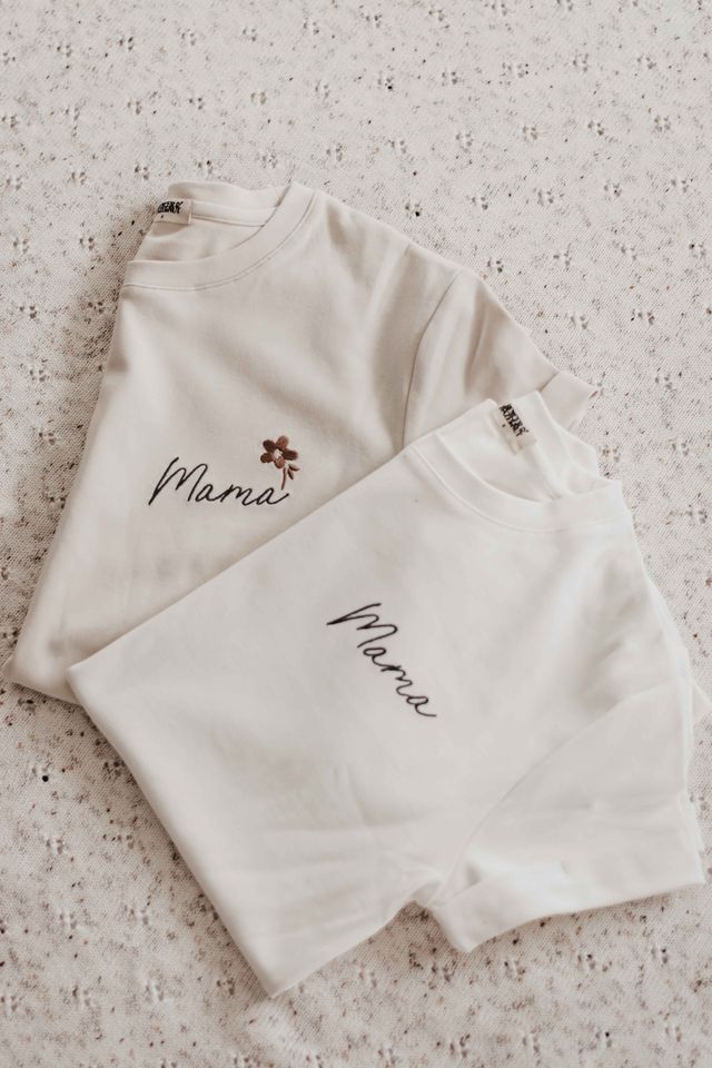 Bencer & Hazelnut Mama Tee Blossom Beige