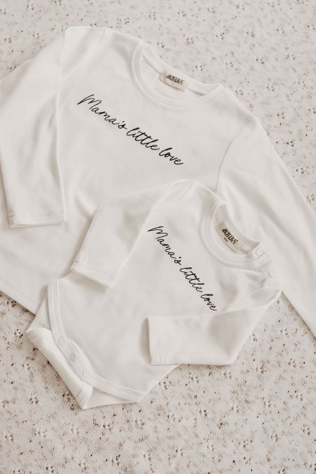 Bencer & Hazelnut Mama's Little Love Bodysuit/Long Sleeve Top