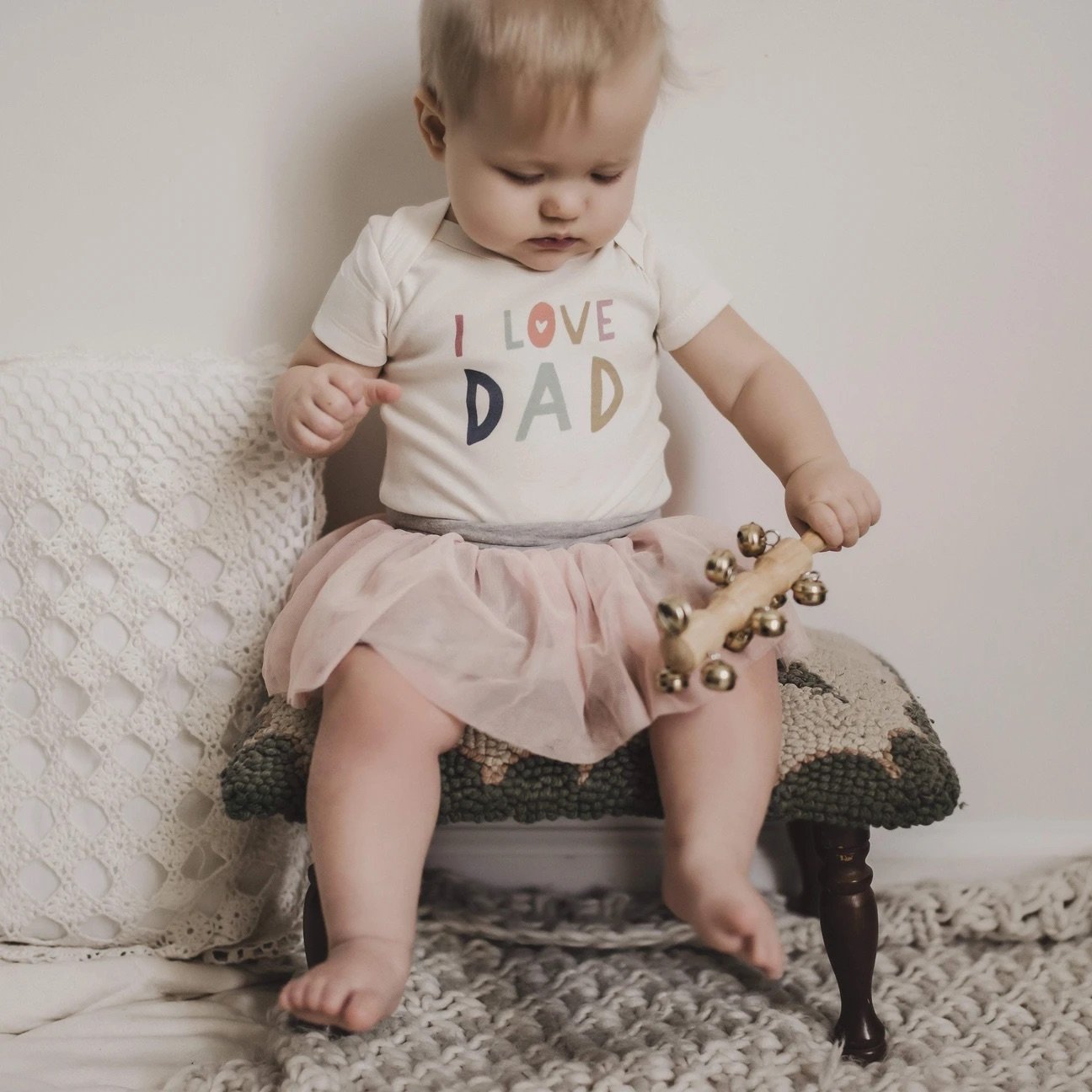 Finn & Emma Graphic Bodysuit - I Love Dad