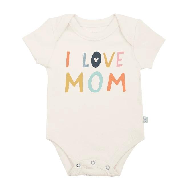 Finn & Emma Graphic Bodysuit - I Love Mom