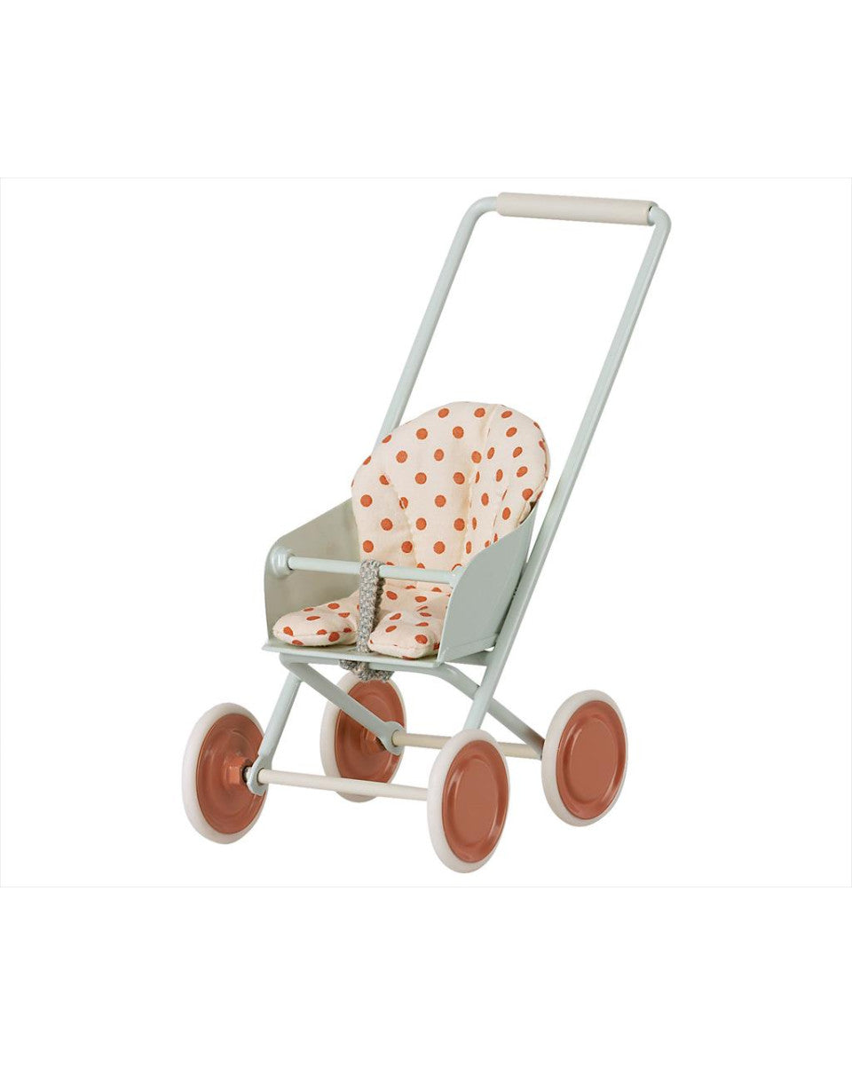 Maileg Stroller Micro - Sky Blue