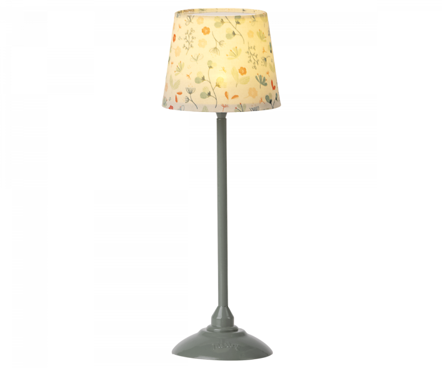 Maileg Miniature floor lamp - Mint