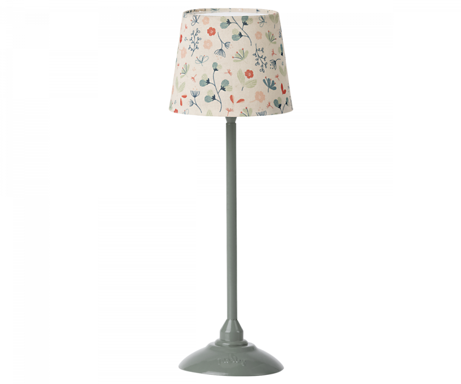 Maileg Miniature floor lamp - Mint