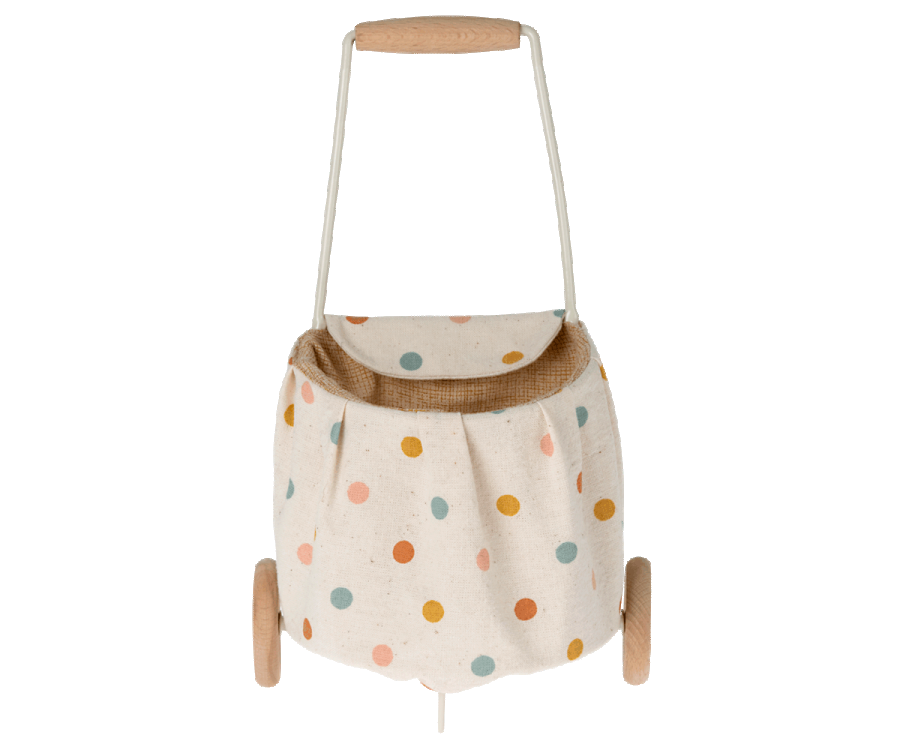 Maileg Miniature trolley, Mini - Multi dots