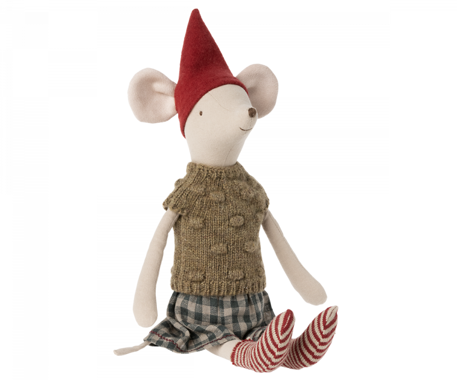 Maileg Christmas mouse, Medium - Girl