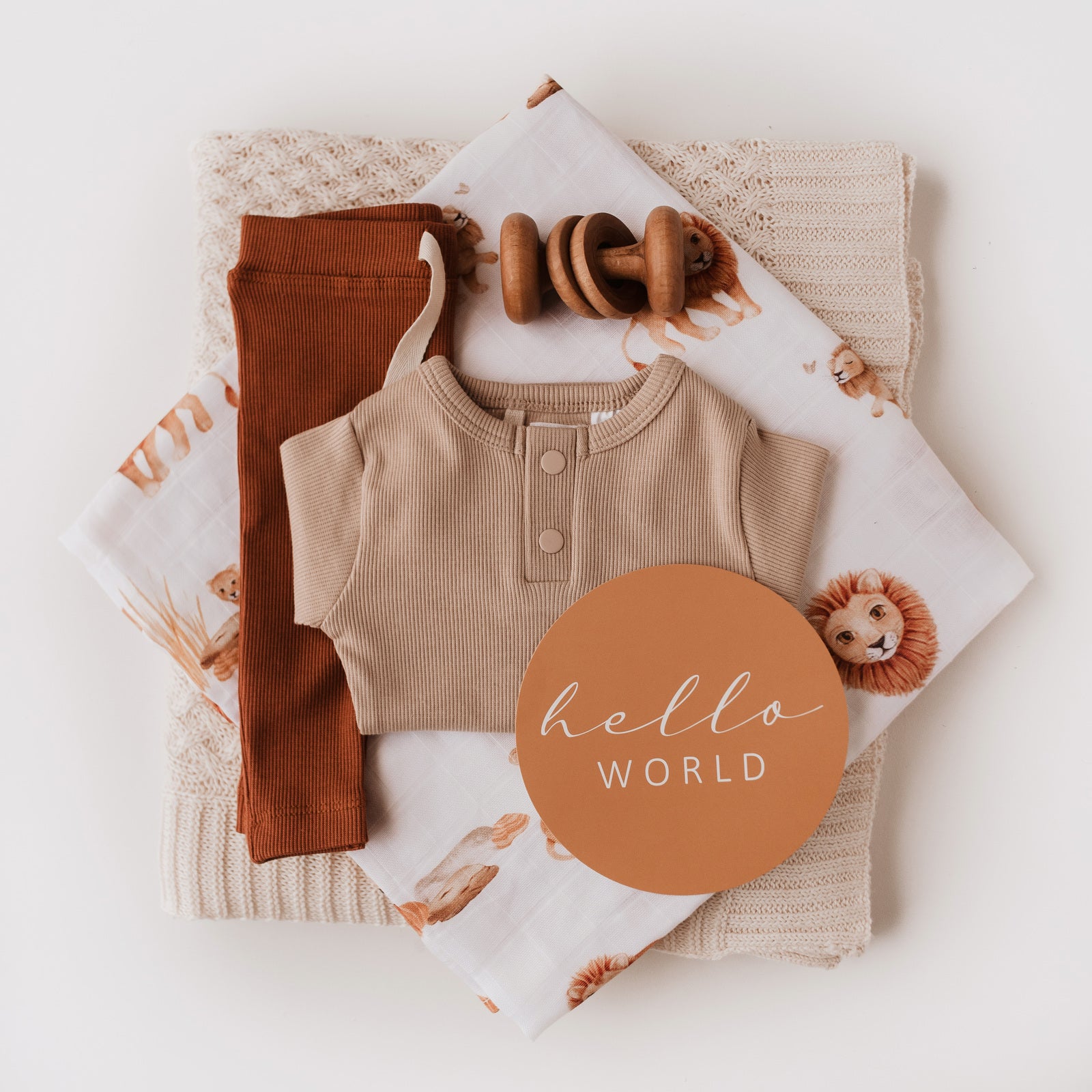 Snuggle Hunny Kids Pebble Long Sleeve Bodysuit