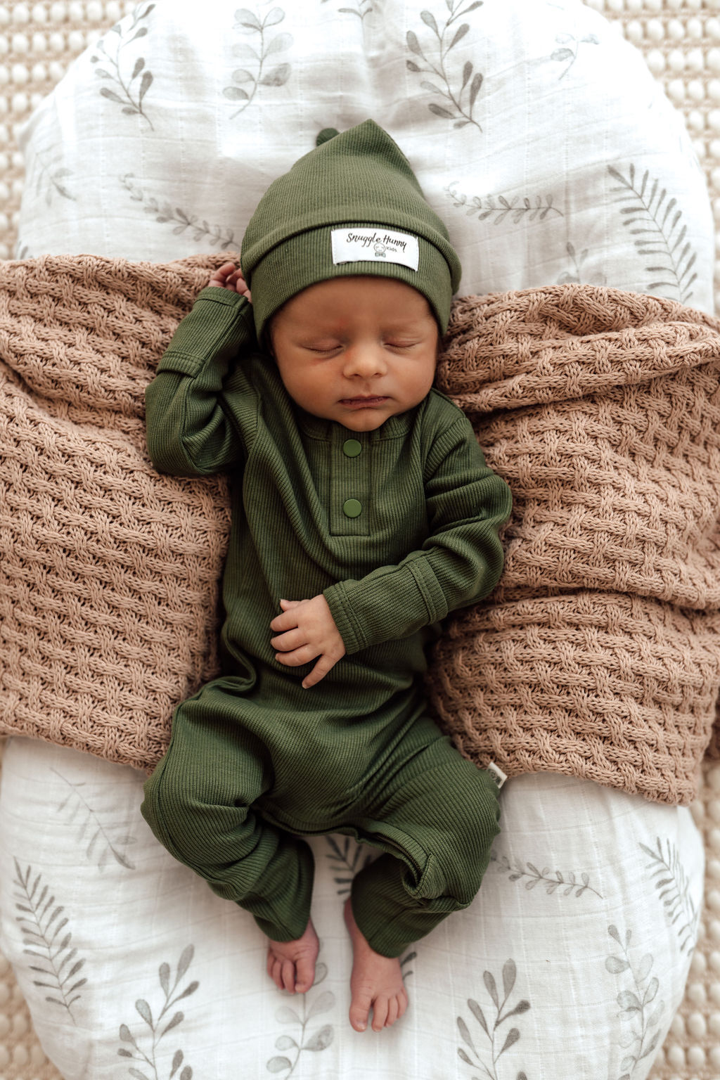 Snuggle Hunny Kids Olive Growsuit