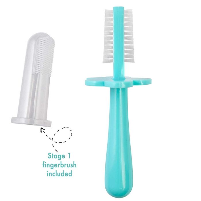 Grabease Double Sided Toothbrush - Teal My Heart