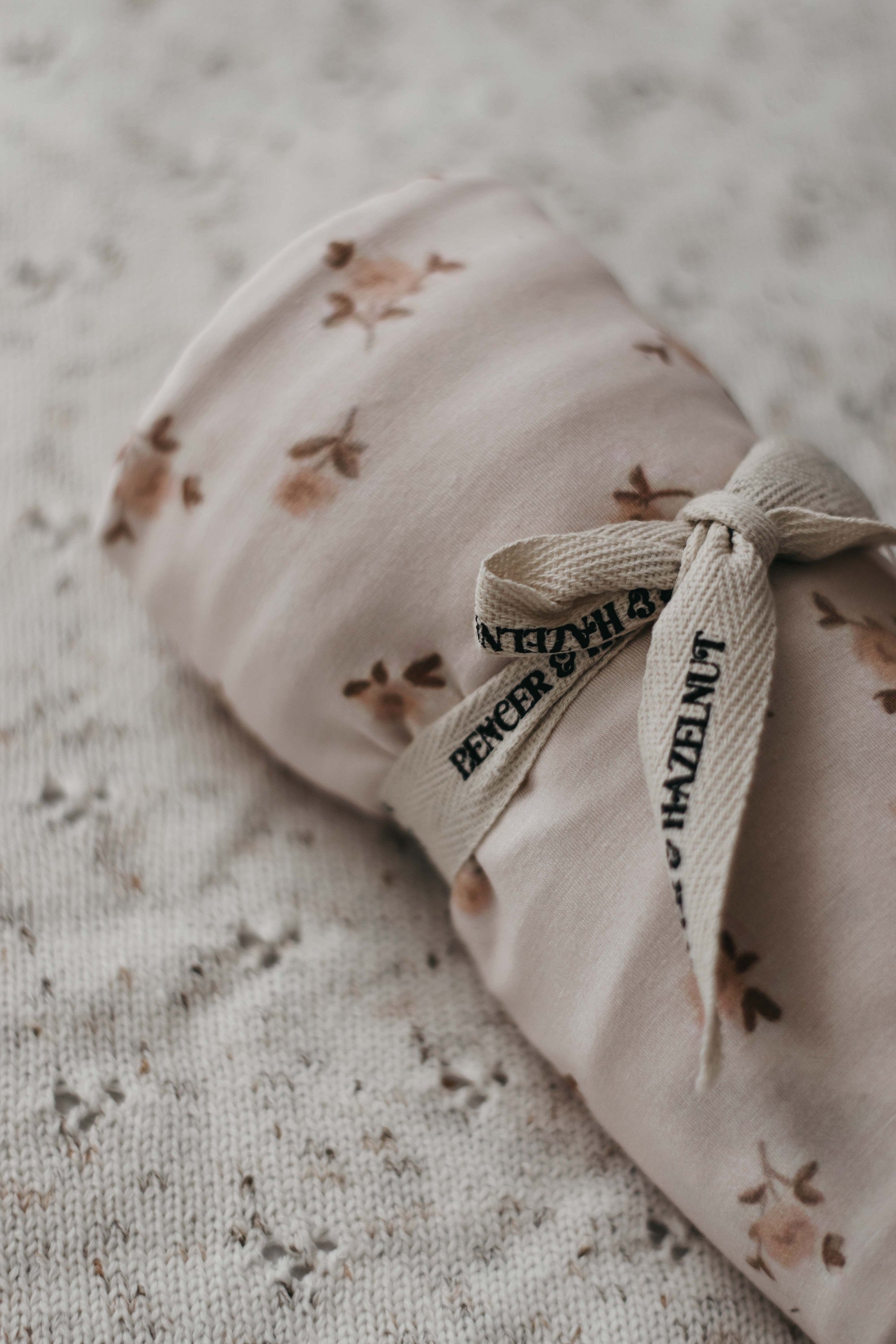 Bencer & Hazelnut Bamboo Jersey Swaddle - Patricia