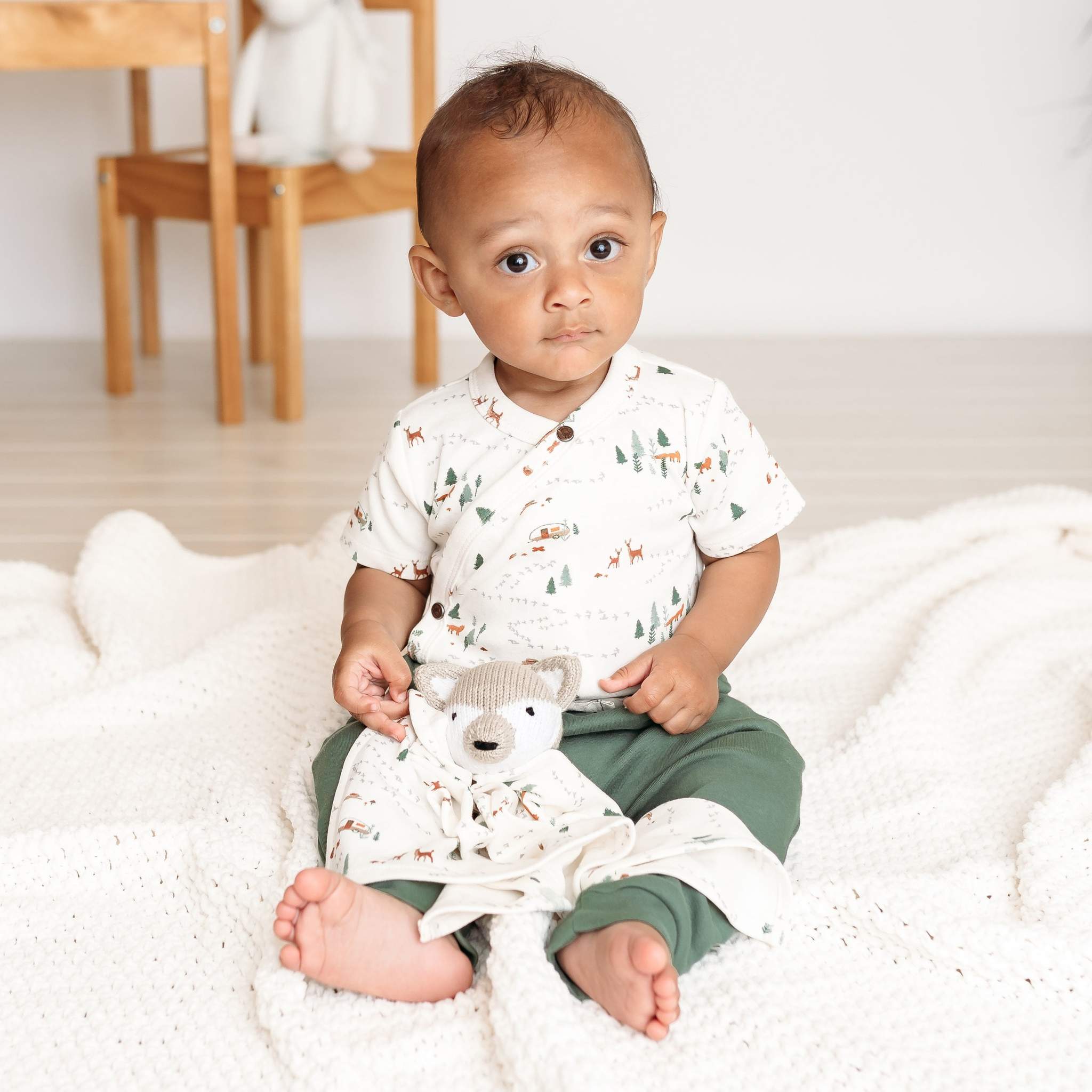 Finn & Emma Short Bodysuit - Into The Woods