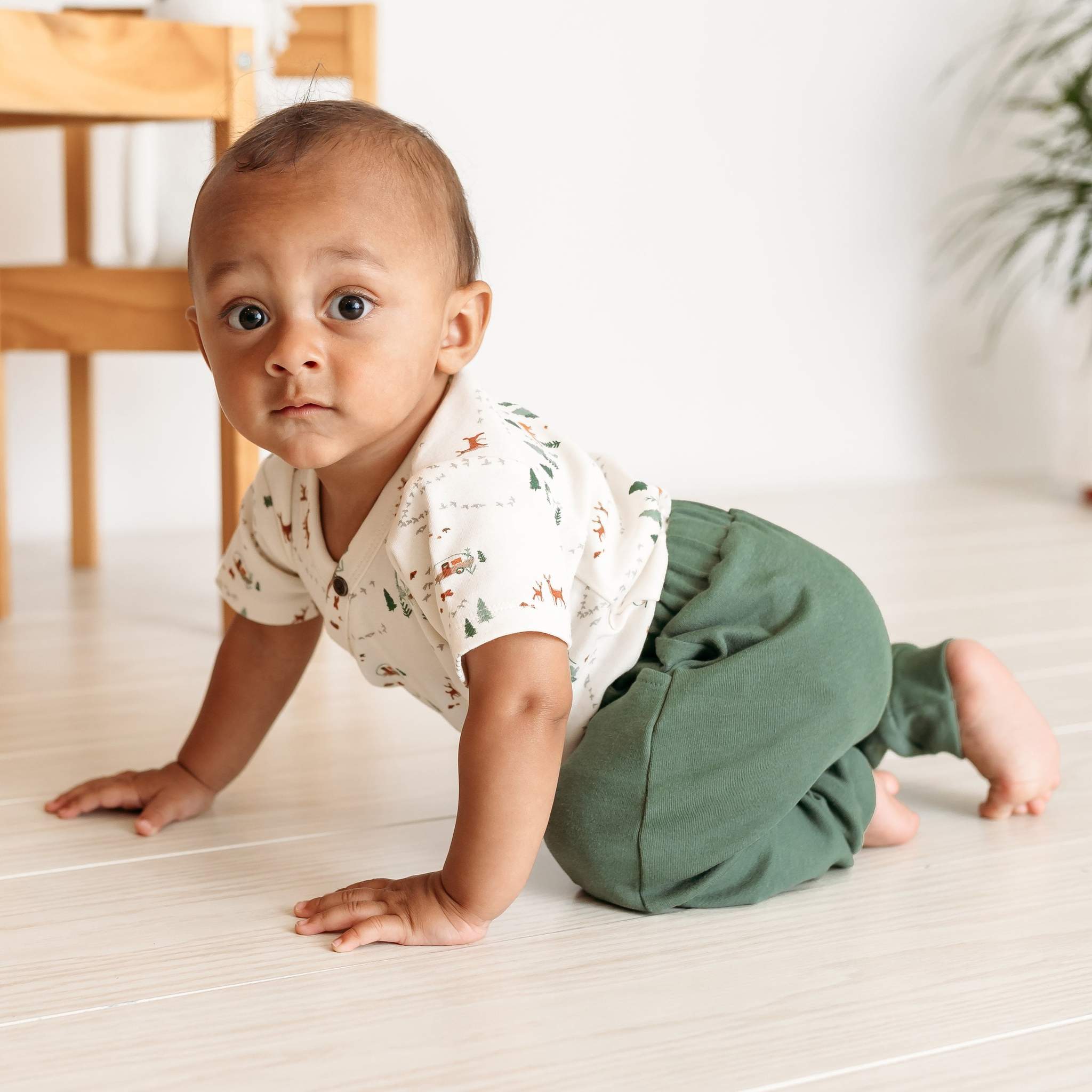 Finn & Emma Short Bodysuit - Into The Woods