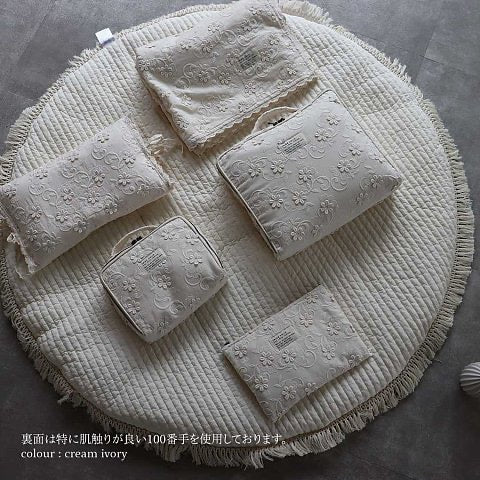 Trick Holic Daisy Flower Lace Round Rug