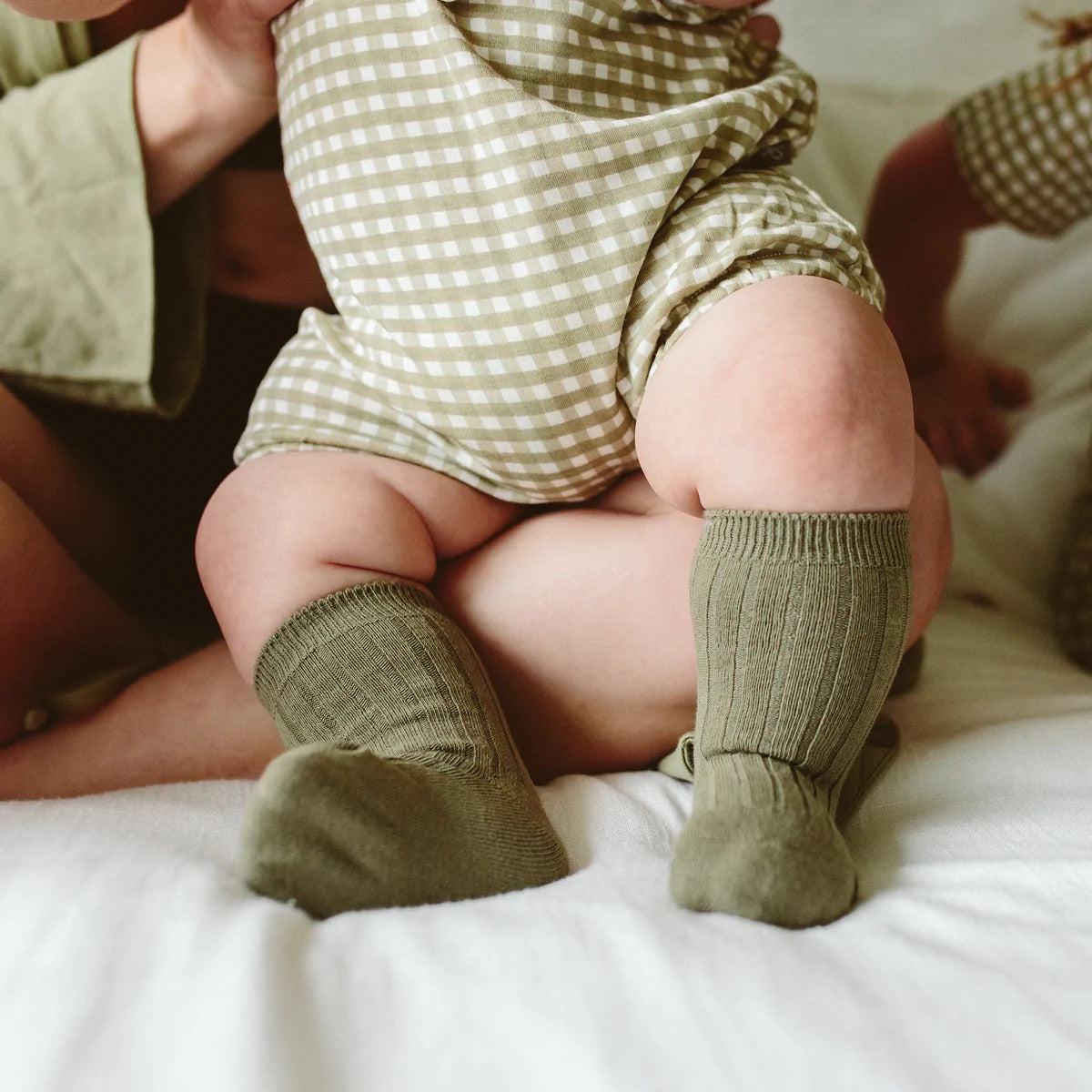 Goumikids 2pk Organic Cotton Knee High Socks - Garden