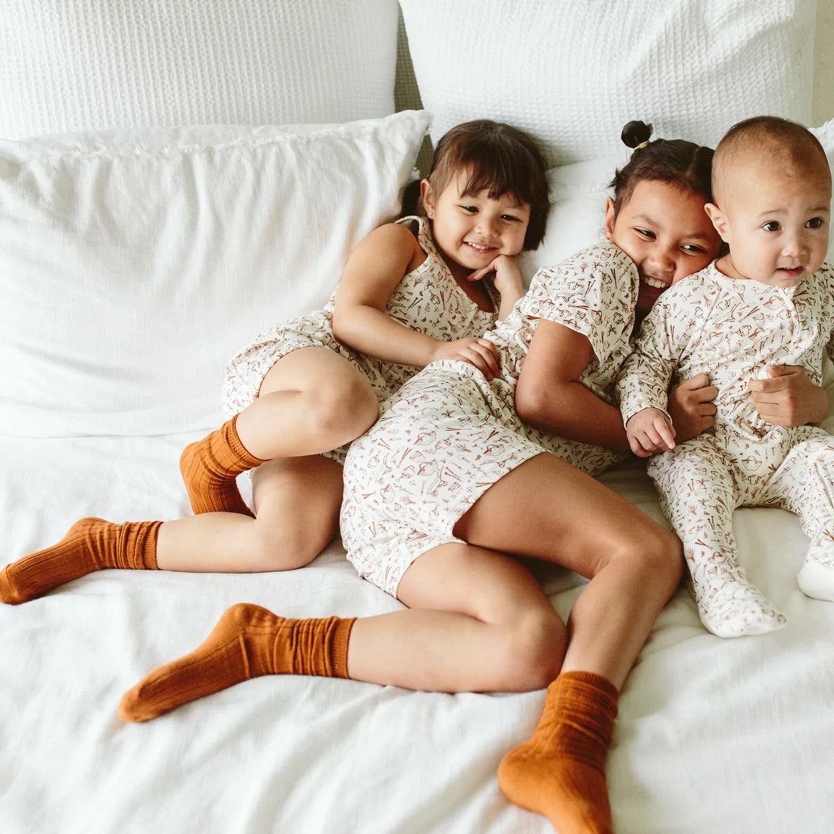 Goumikids 2pk Organic Cotton Knee High Socks - Garden