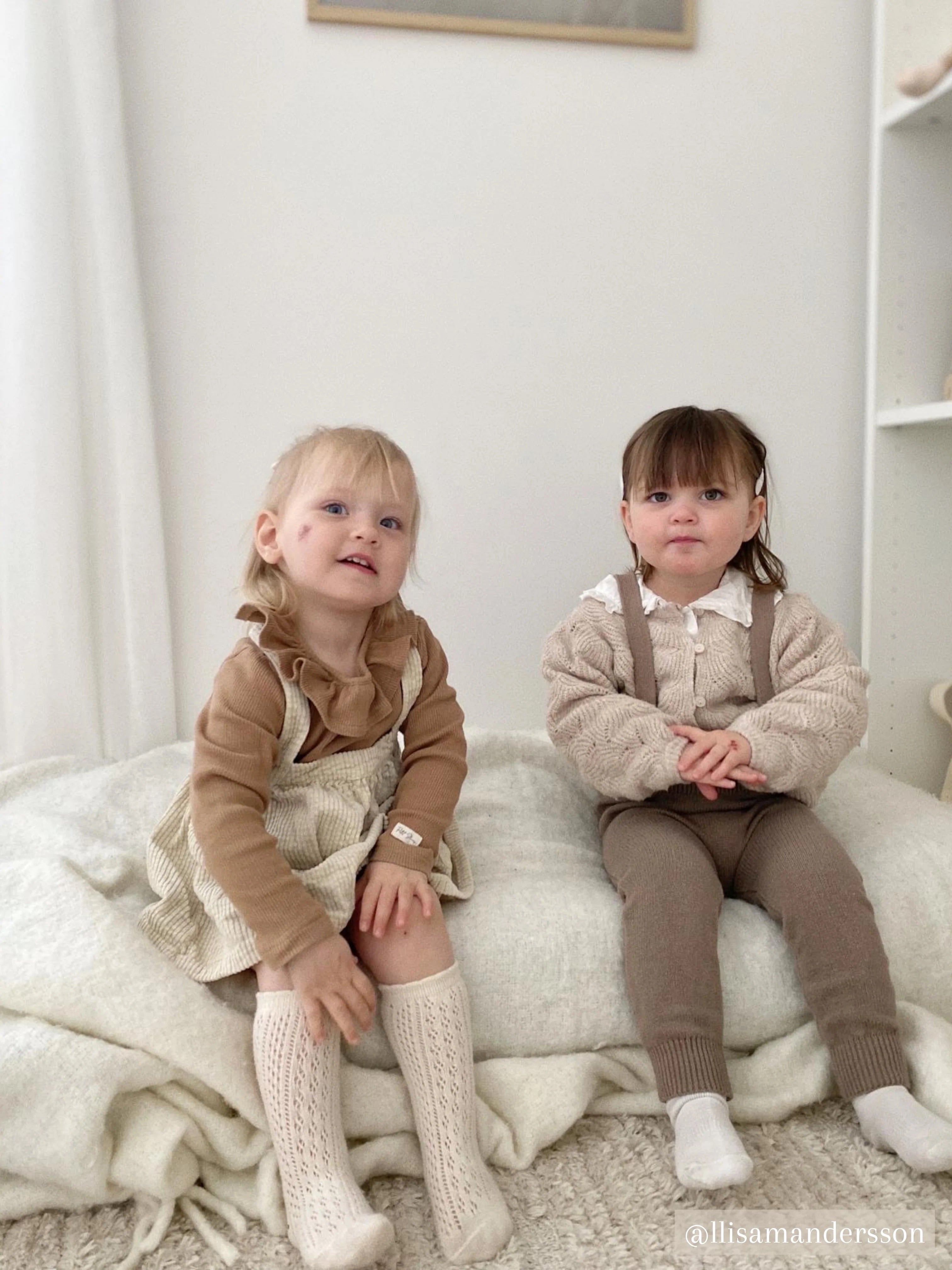 Liv & Loke 2-Pack Ilse Hair Clip - Sunflower embroidered