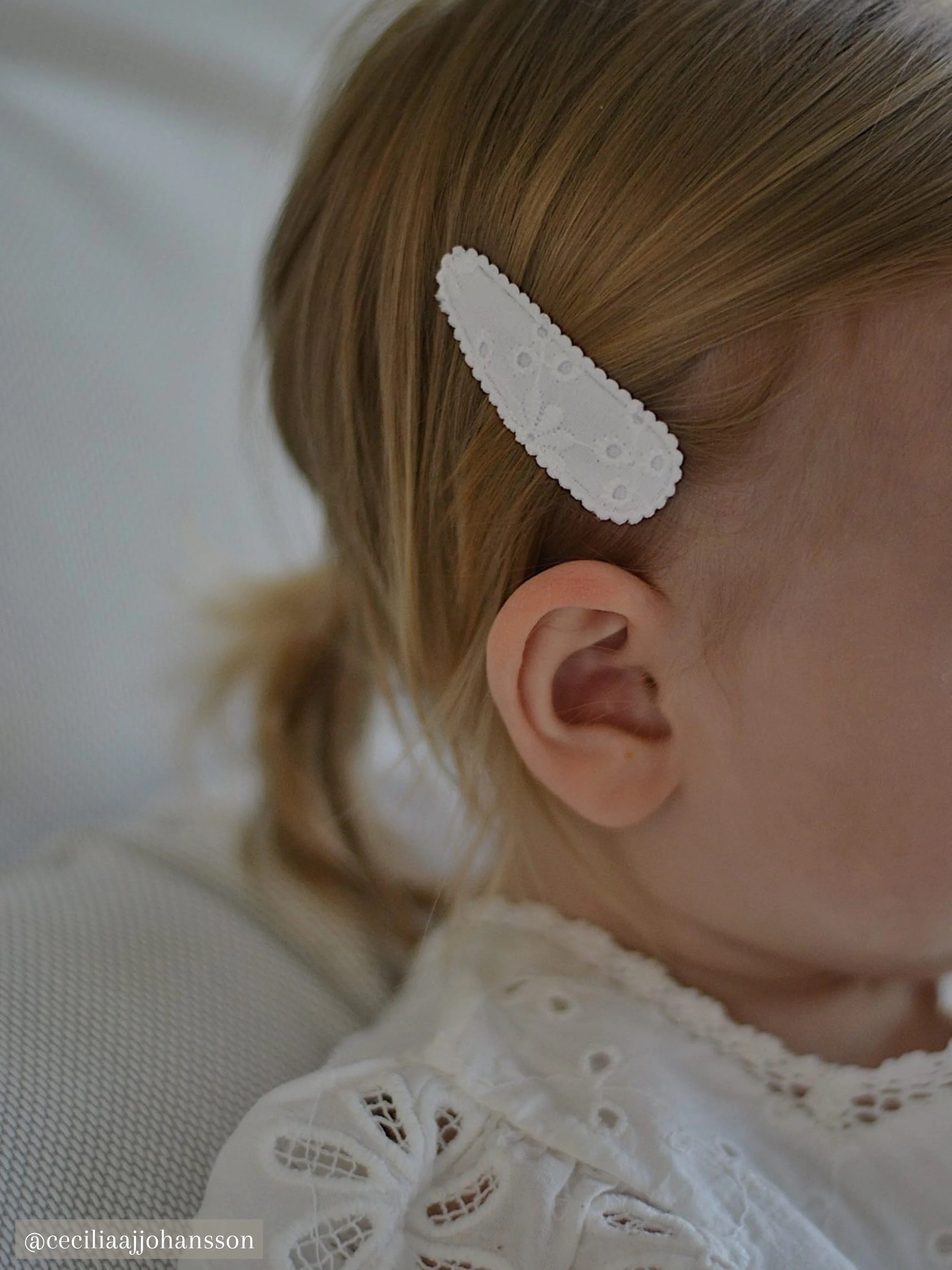 Liv & Loke Ilse Hair Clip - Floral embroidery