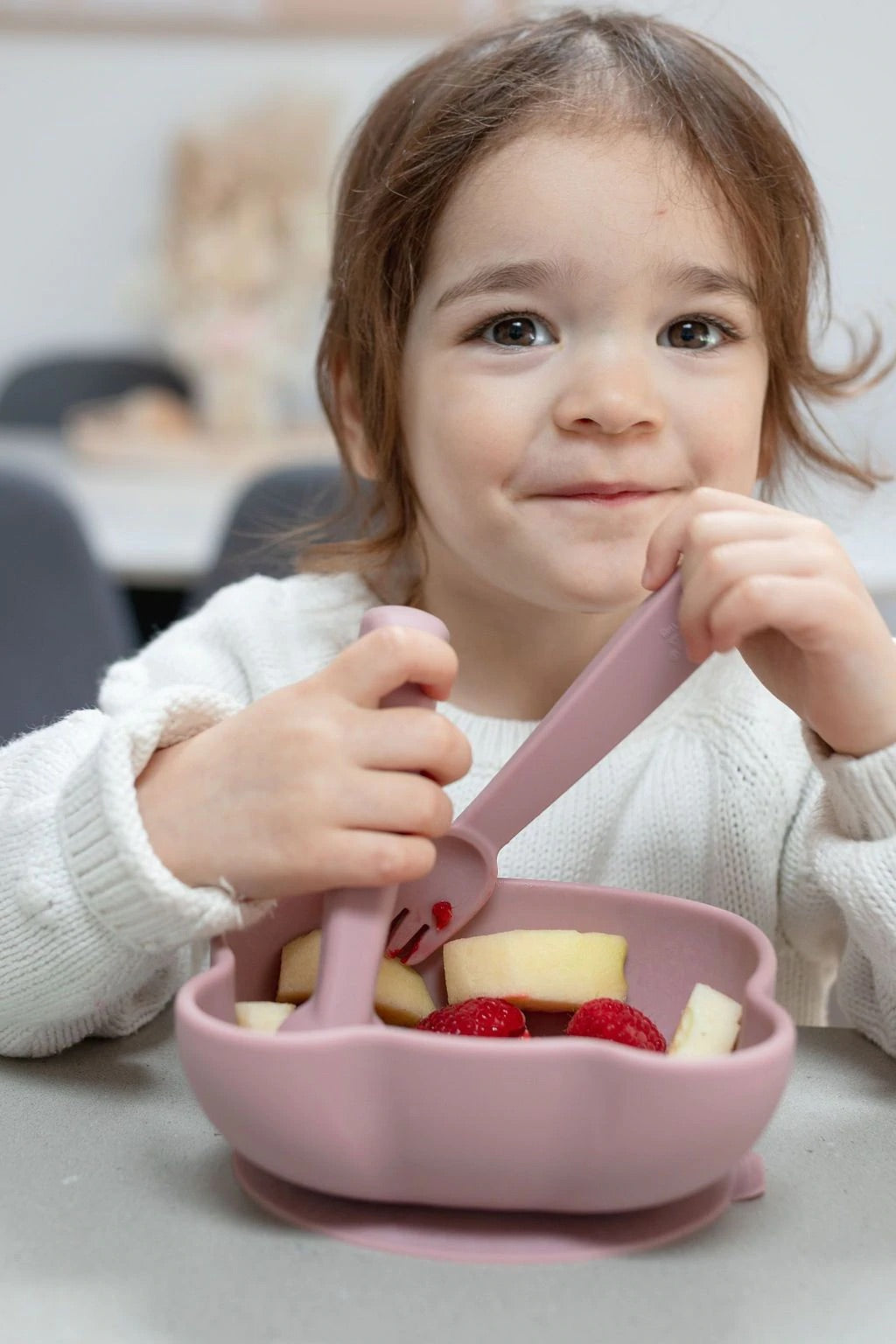 We Might Be Tiny Feedie Fork & Spoon Set