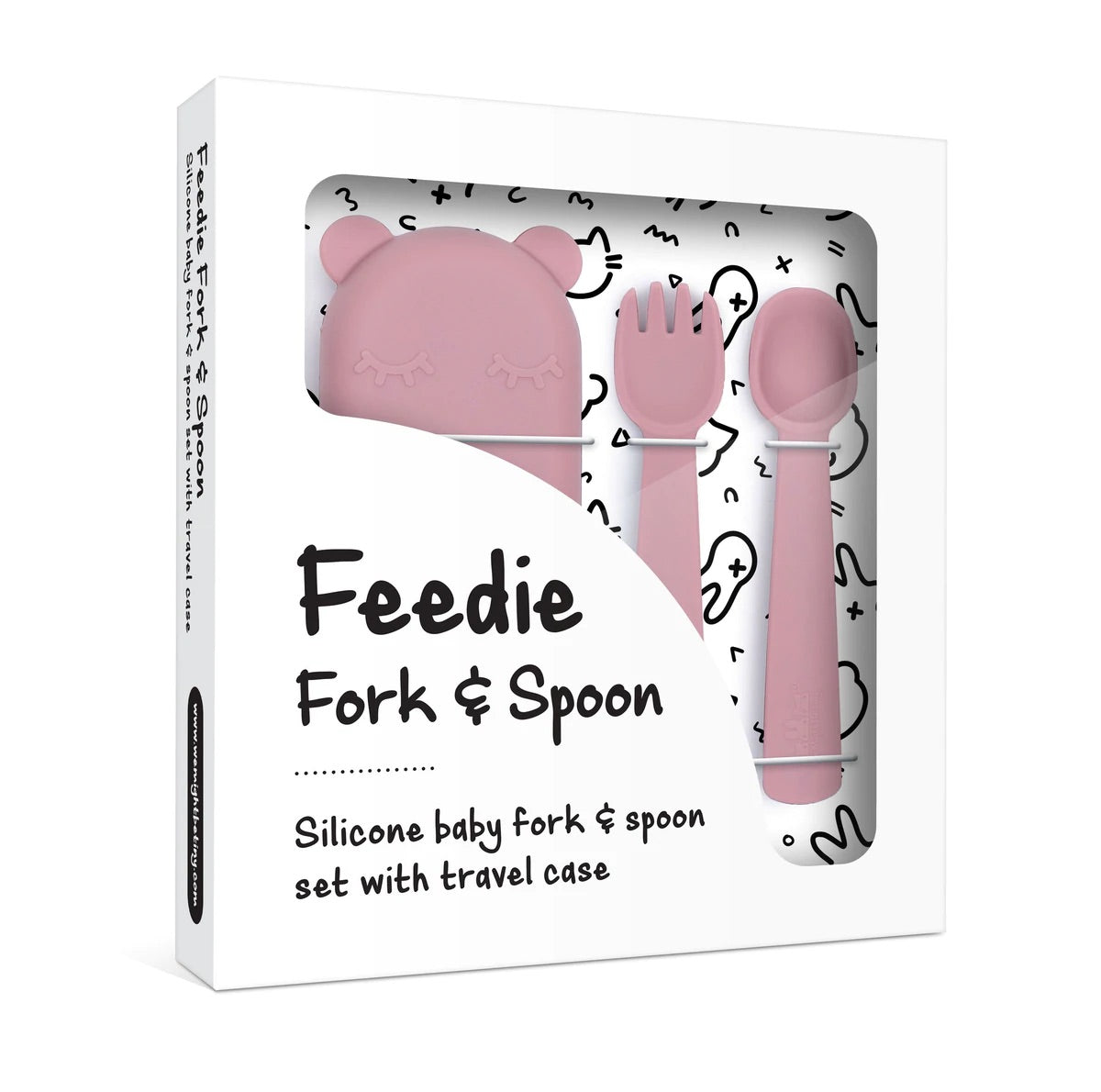 We Might Be Tiny Feedie Fork & Spoon Set