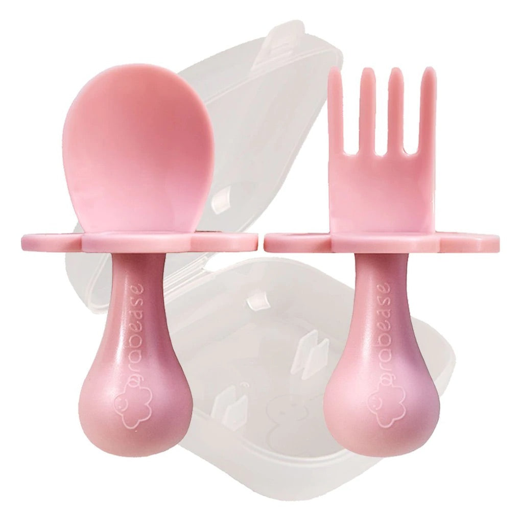 Grabease Ergonomic Utensils with Travel Case - Are You Blushing