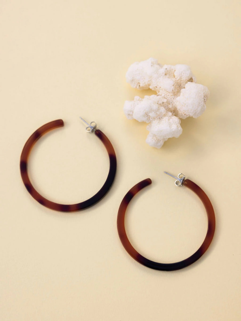 Nat + Noor Zuri Hoops In Hazel