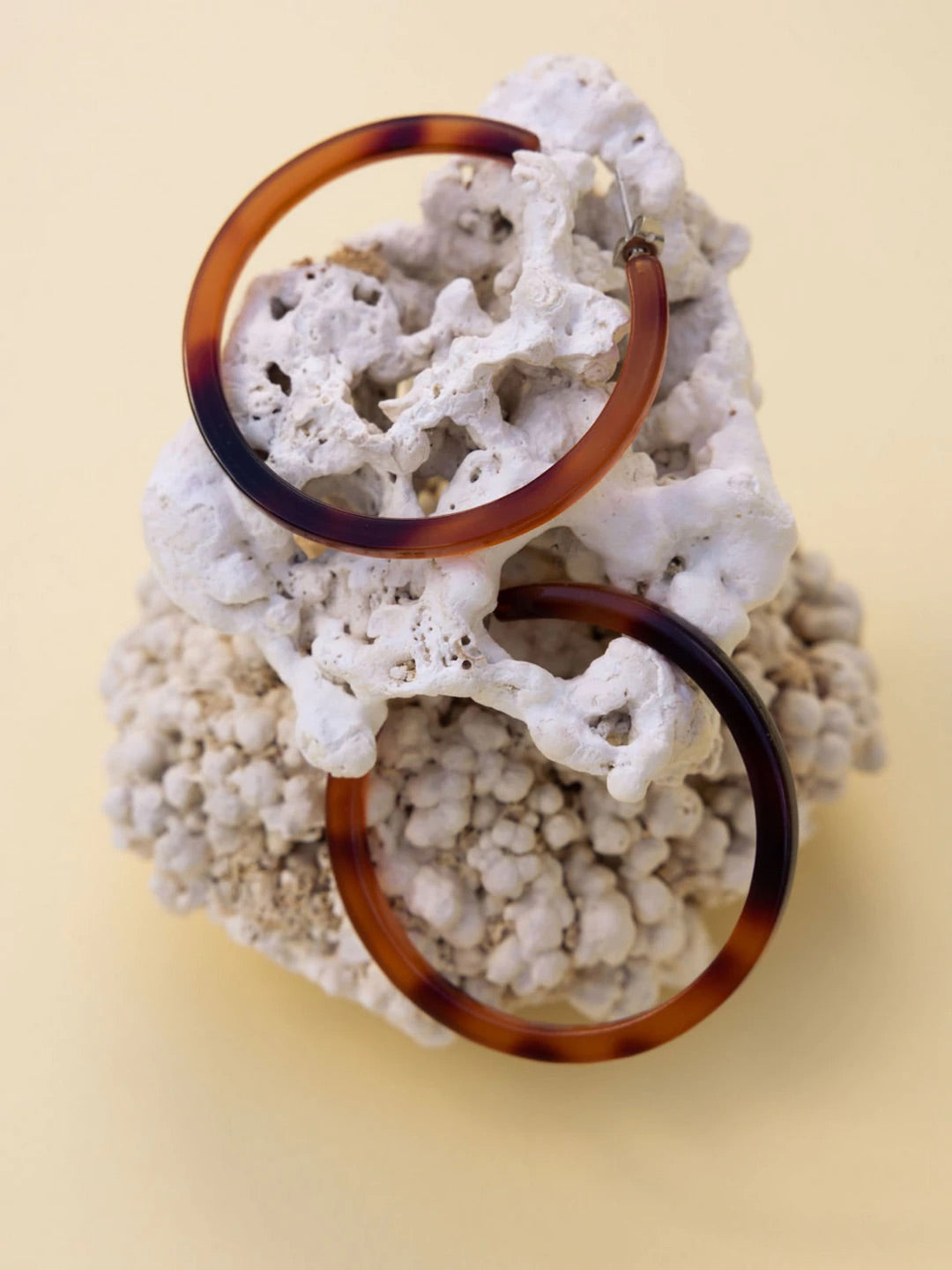 Nat + Noor Zuri Hoops In Hazel