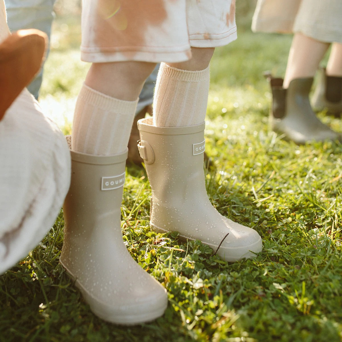 Goumikids Muddies Rain Boots - Dune