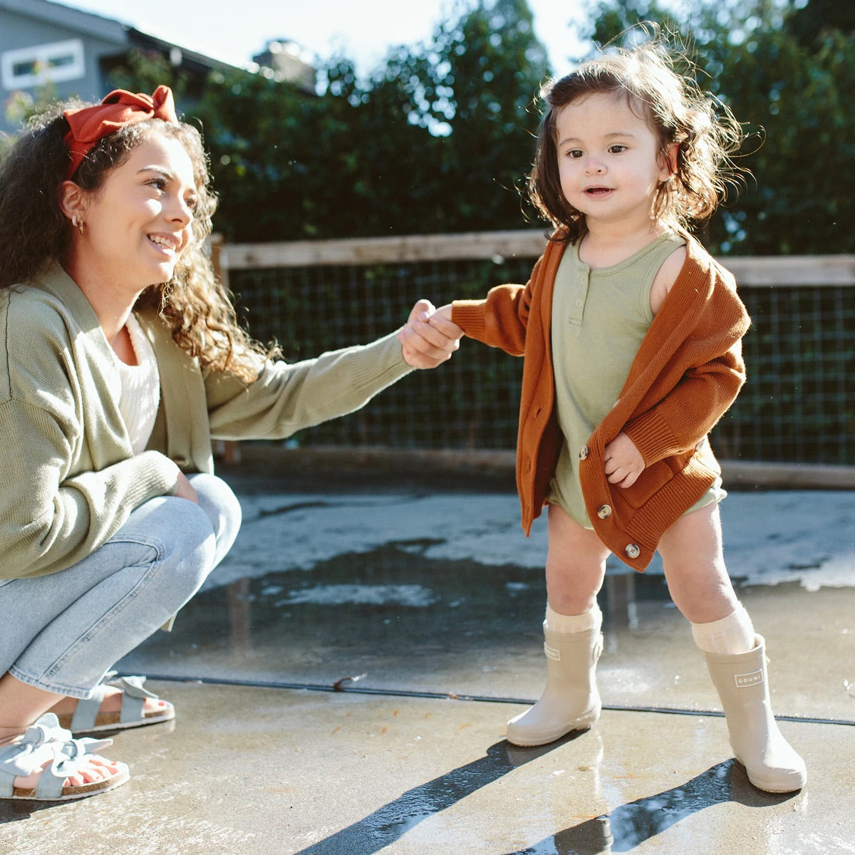 Goumikids Muddies Rain Boots - Dune