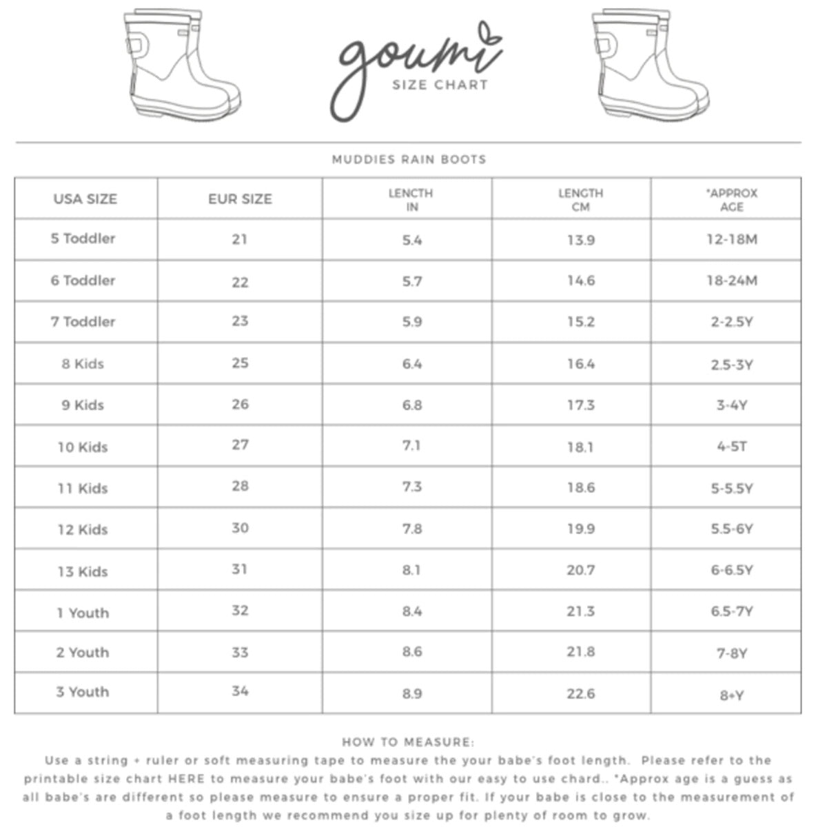 Goumikids Muddies Rain Boots - Sienna