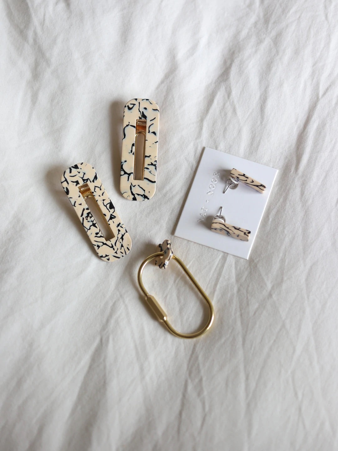 Nat + Noor Tortoise Duo In Marble