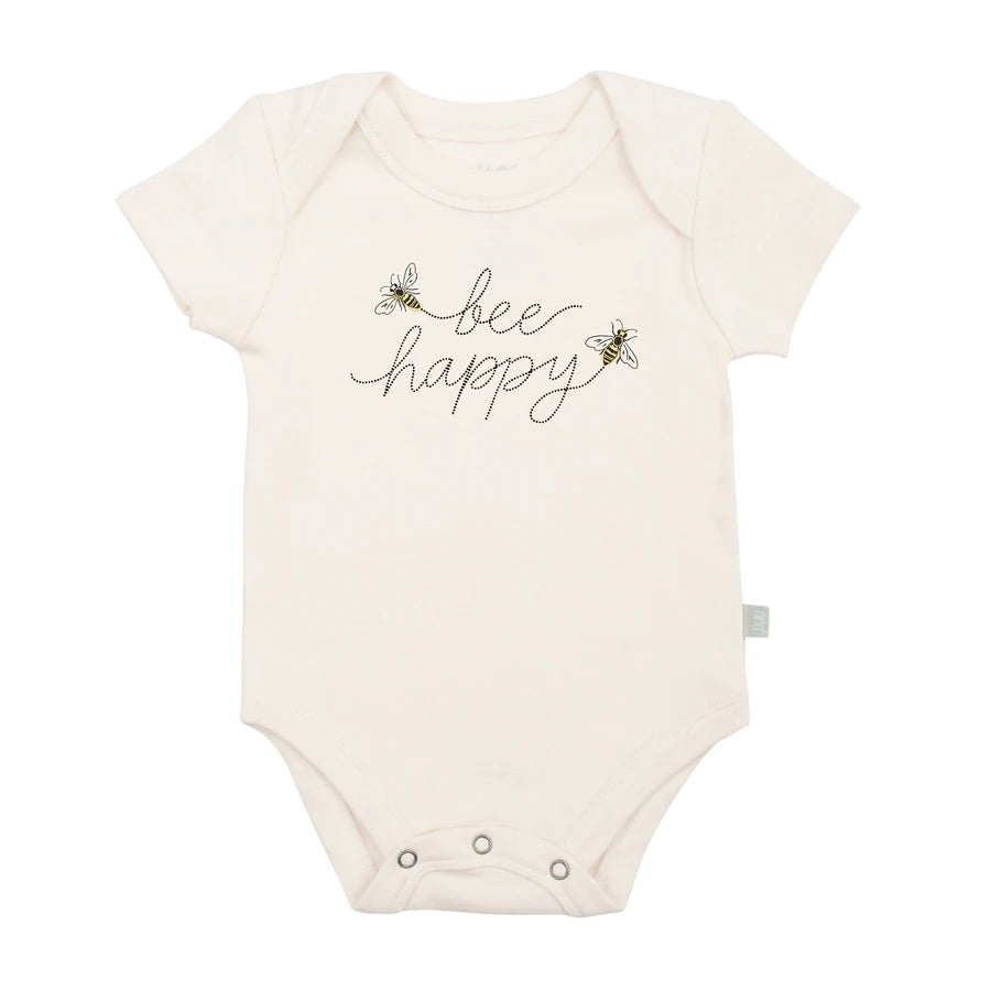 Finn & Emma Graphic bodysuit - Bee Happy