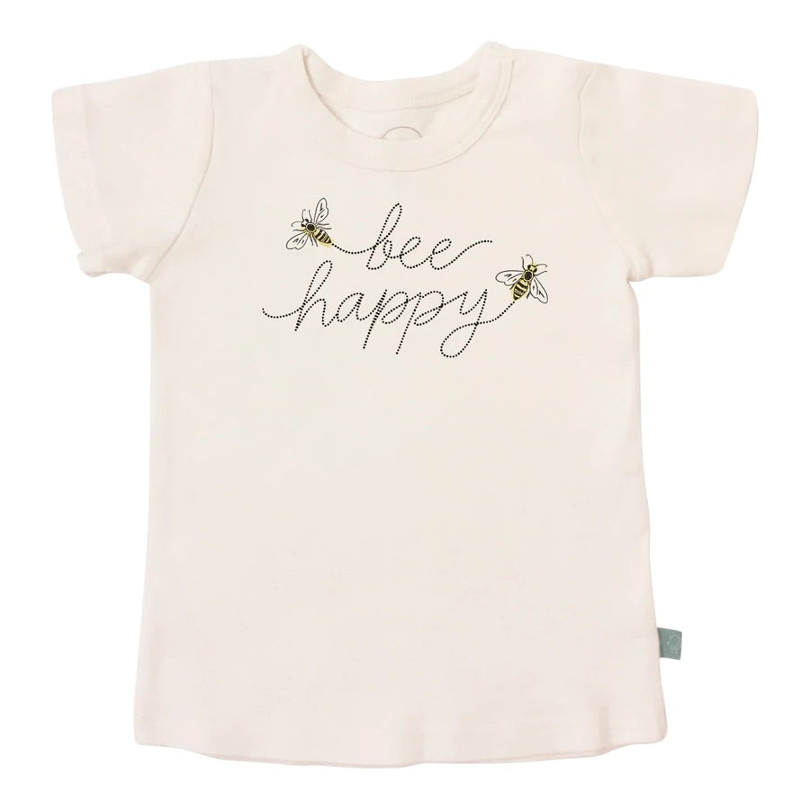 Finn & Emma graphic Tee - Bee Happy