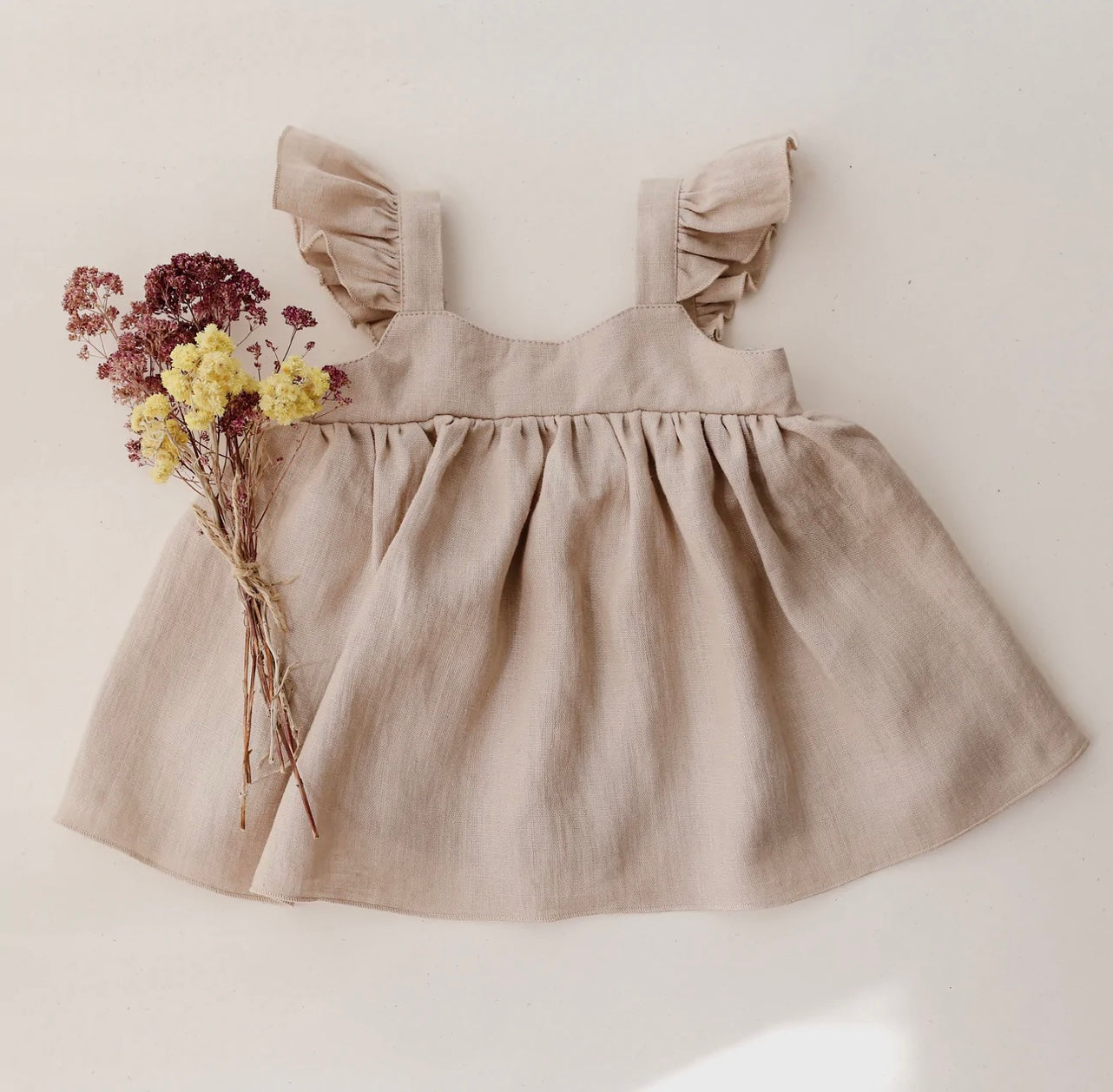 Dannie and Lilou Linen Boho Top