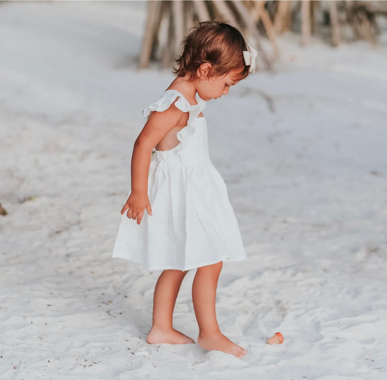 Dannie and Lilou Linen Vintage Dress