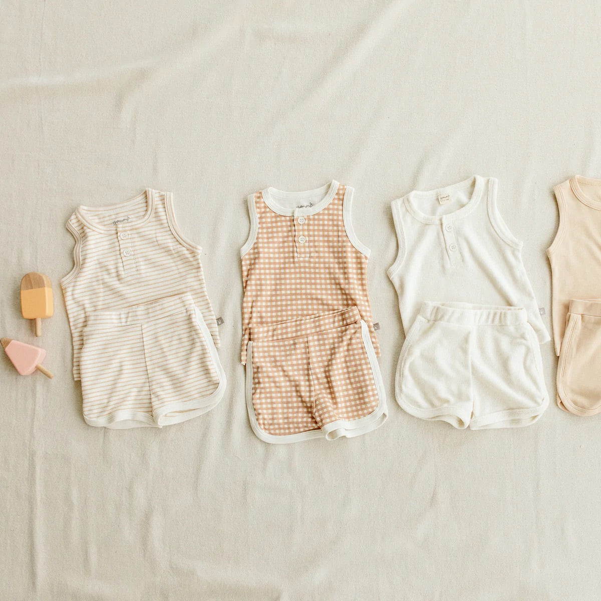 Goumikids Tank Top - Dune Stripe