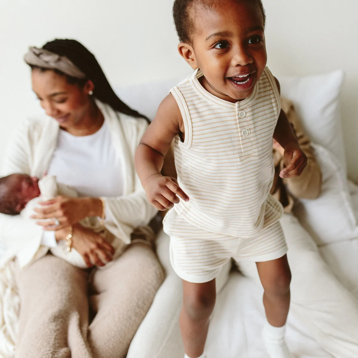 Goumikids Tank Top - Dune Stripe