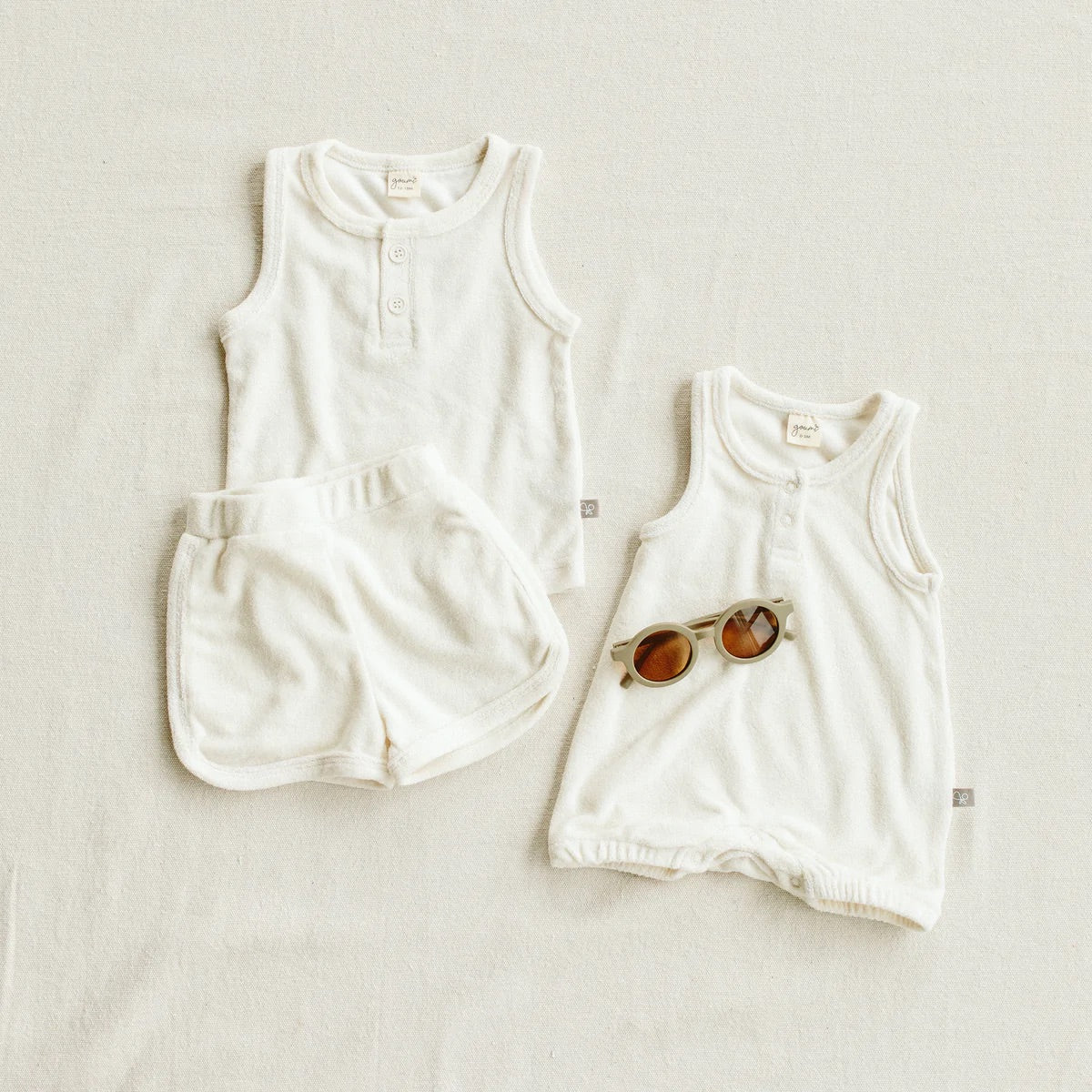 Goumikids Shorts - Cloud Terry