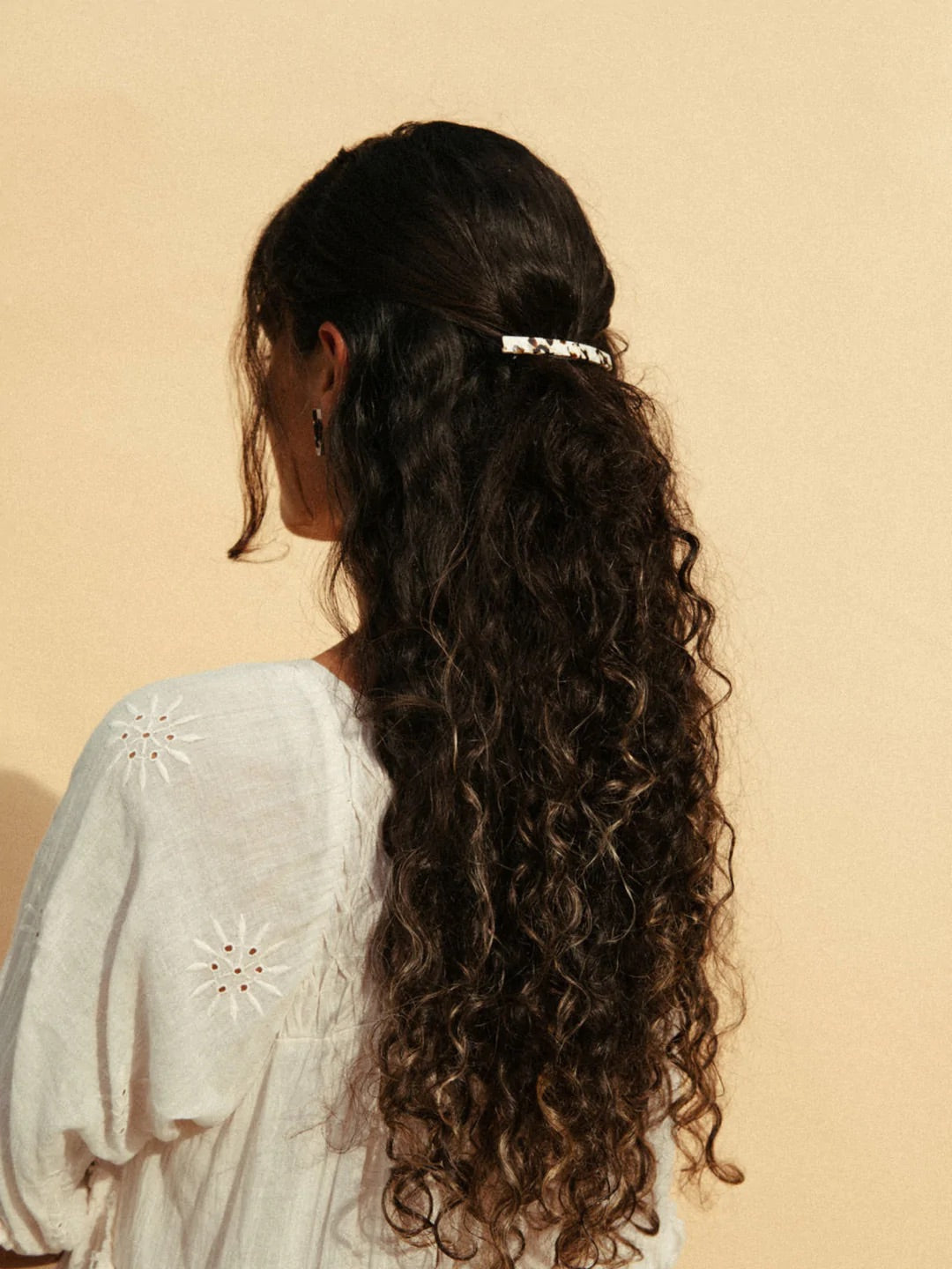 Nat + Noor Lily Barrette In Coco Cream
