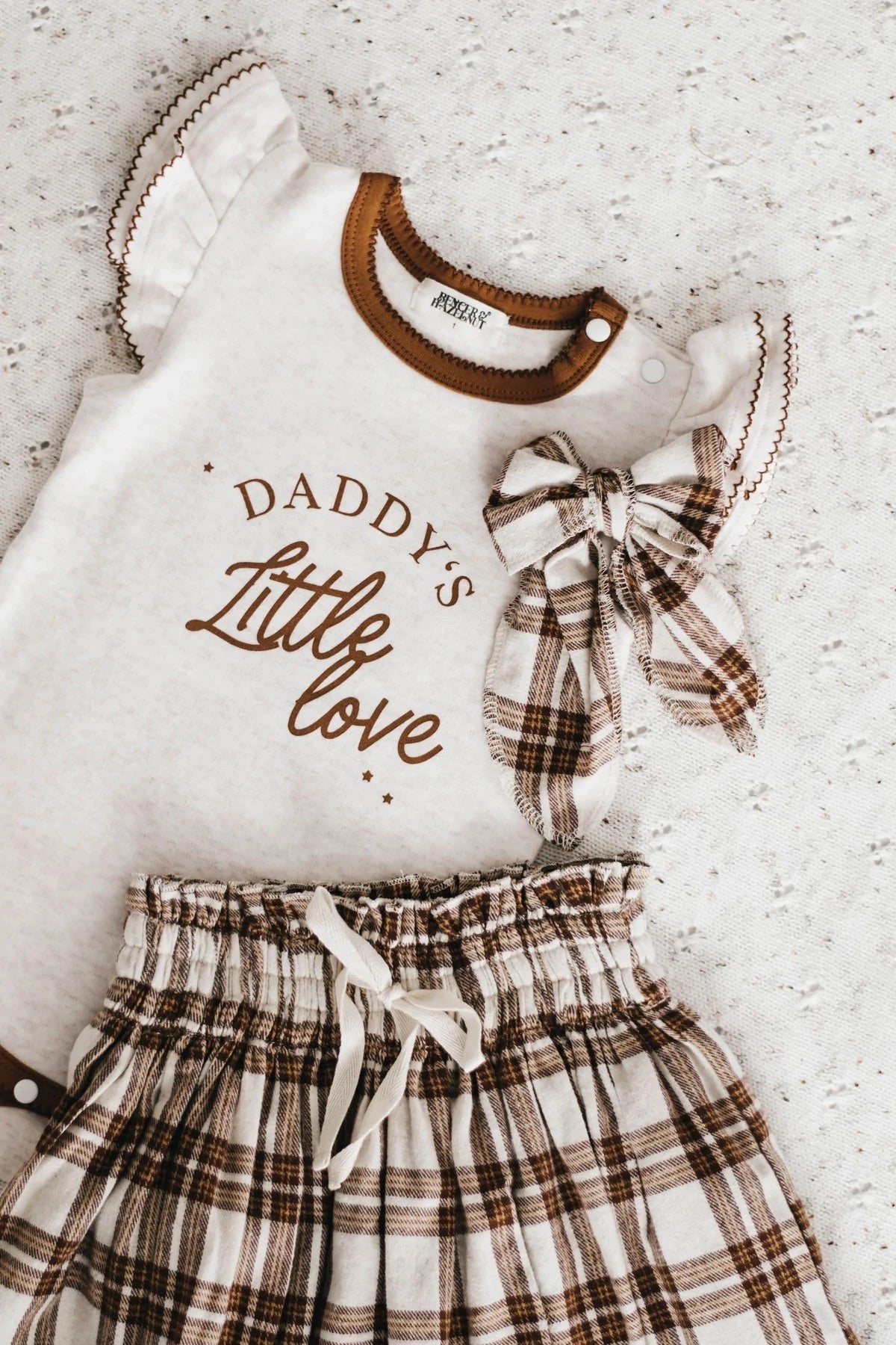 Bencer & Hazelnut Daddy's Little Love Bodysuit/Tee