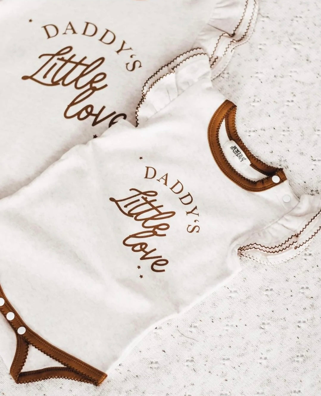 Bencer & Hazelnut Daddy's Little Love Bodysuit/Tee