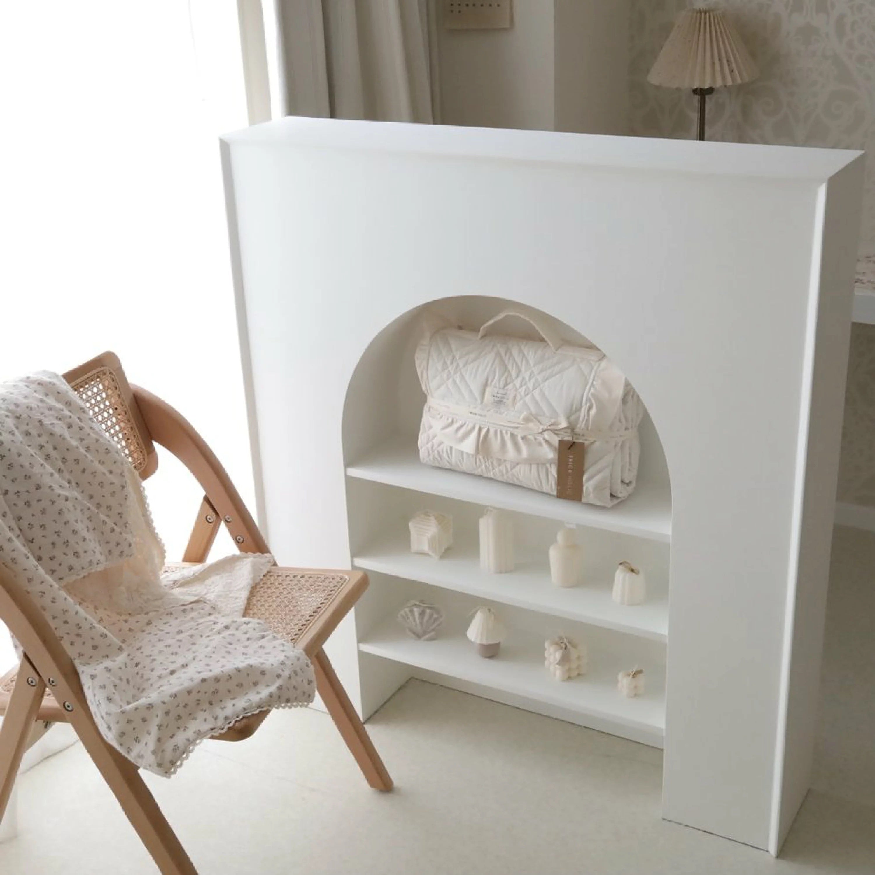 Trick Holic Frill French Picnic Mat - Ivory