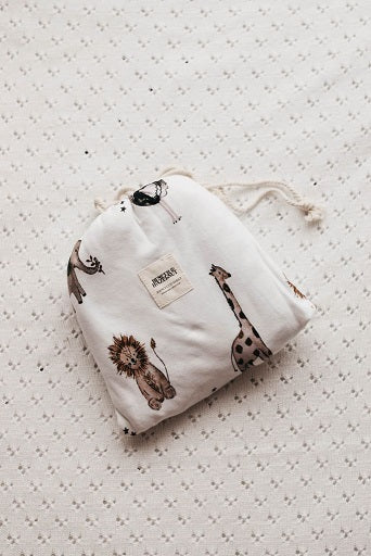 Bencer & Hazelnut Fitted Cot Sheet - Paul