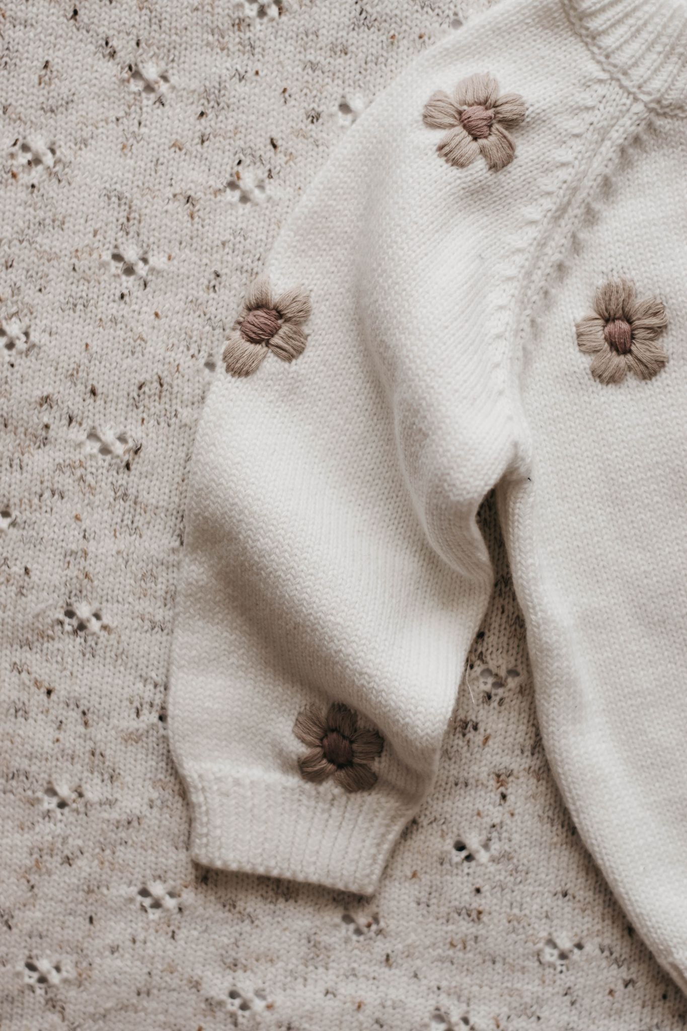 Bencer & Hazelnut Posy Knit Cardy